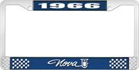 nummerplåtshållare, 1966 NOVA STYLE 1 blå