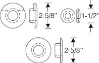 Grommets, side mount 6pc set