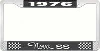 1976 NOVA SS LICENSE PLATE FRAME STYLE 3 BLACK