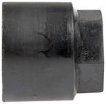 Black Wheel Nut Cover M27-2.0, Hex 22mm
