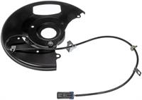 Anti-lock Braking System Wheel Speed Sensor with Dust Shield and Wire Harness