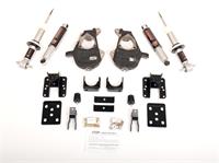 Suspension Lowering Kit, Spindle, Flip Kit, Chevy, GMC, 3-5 in. Front, 4-7 in. Rear, Kit