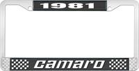 nummerplåtshållare, 1981 CAMARO STYLE 2 svart