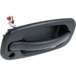 1999-07 Chevrolet, GMC Truck/SUV	 Exterior Door Handle	 With Key Hole	 Black Textured	 Front	 Right