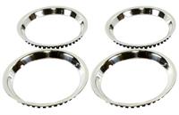 "16"" STAINLESS ROUND LIP TRIM RING SET 1-1/2"" DEEP (REPO RALLY WHEEL ONLY)"