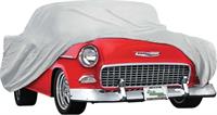 1955-56 CHEVROLET SOFTSHIELD FLANNEL CAR COVER - 2 DOOR - ALL MODELS - GREY