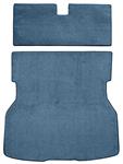1979-82 Mustang Rear Cargo Area Cut Pile Carpet with Mass Backing - Ocean Blue