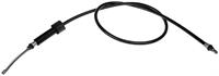 parking brake cable, 166,19 cm, rear left and rear right