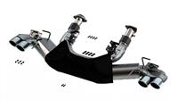 Exhaust System, ATAK, Cat-Back, Stainless Steel, Natural, Split Rear Exit, Polished Tips, Chevrolet, Kit