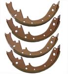 Brake Shoes 1949-1980 Ford Full Size  Front set of 4