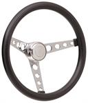 Steering Wheel Kit, 59-68 GM, Classic Foam, Tall Cap, Plain, Polished