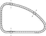 Rear quarter vent weatherstrip