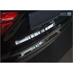 RVS Achterbumperprotector 'Deluxe' BMW X6 F16 2014- Zwart/Zwart Carbon