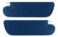 Sun Visors, Ribbed, 1968-70 A-Body, 2-Pin, Medium Blue