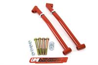 Control Arm Mount Braces, Bolt-On, Steel, Red