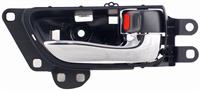 interior door handle chrome lever front right black housing