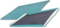 Headliner Sail Panel, Cardboard, Turquoise, Impala Leather Material Wrapped, Chevy, Pontiac, Pair