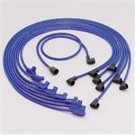 Spark Plug Wires, Spiro-Pro, 8mm, Blue, 90 Degree Boots, Universal, L8/V8, Set