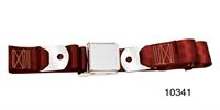 Seat belt, one personset, front, maroon