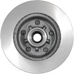 Brake Rotor, Front, Solid Surface, Iron, Natural, 11.860 in. O.D.
