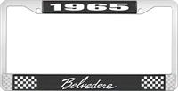 nummerplåtshållare 1965 belvedere - svart