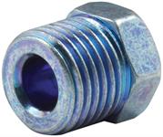 Tube Nuts, Inverted Flare, Steel, Blue, 9/16-18 in. Thread, Pair