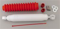 Steering Stabilizer, White, Red Boot, Single