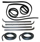 Belt Weatherstrip- Window Channel- Door Seal Kit - Driver Side & Passenger Side