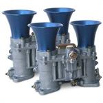 JayCee Enterprises 51.5mm IDA Weber Carbs w/Blue Pro Stock Velocity Stacks (sold in pairs