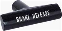Handle, Parking Brake Release, Plastic, Black, Chevy, Each