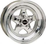 Wheel, Prostar, Aluminum, Polished, 15 in. x 7 in., 5 x 4.5 in. Bolt Circle, 4.5 in. Backspace