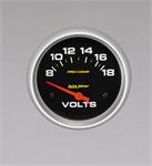 Voltmeter, 67mm, 8-18 V, electric