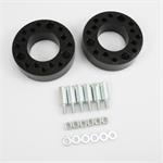 Coil Spring Spacers, Urethane, Black, Front, 2.5 in. Lift, Ford, Pair