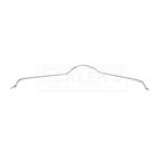 Rear Crossover Brake Lines, Stainless Steel