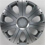 4-Delige Wieldoppenset Racing 14-inch zilver