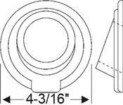 Front bumper grommet