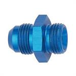 Fitting, Straight, AN Flare to Metric, Aluminum, Blue, -12 AN to 18mm x 1.5 Male, Each