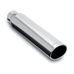 End Pipes Stainless Steel 2,5" in / 4" Out / 22" Long 15 Degrees Re