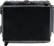 1963-64 MOPAR B-BODY REPLACEMENT 4 ROW COPPER RADIATOR - 318 MANUAL