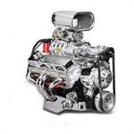 Supercharger System, Roots, 142 Series, Satin