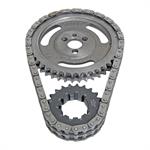 Timing Chain and Gears, True Roller, Double Roller, 3 Bolt, Steel Sprockets, Chevy, Set