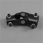 Steering Universal Joint, Racing, Chromoly, Black Oxide, 3/4" DD, 1" DD