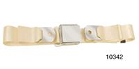 Seat belt, one personset, front, ivory