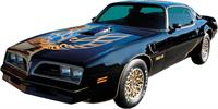 Special Edition Gold with German Lettering "Trans Am" Fender Decal