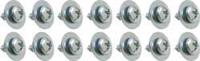 Fasteners, for Convertible Top Rain Gutter, Chevy, Pontiac, Set of 14