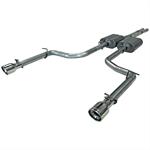 Exhaust System Kit; American Thunder Exhaust System; Dual; Dual Rear Exit; Incl. 2.5 in. Tubing; Super 40 Seri