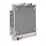 Natural Finish Downflow Radiator for Ford w/Auto Trans