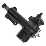 Steering Box, 500 Series, Power Assist, Rear Steer, Cast Iron, Black, 14:1 Ratio, Chevy