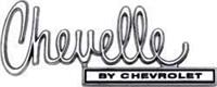 Emblem, Trunk, Chrome, Chevelle By Chevrolet Logo, Chevy, Each