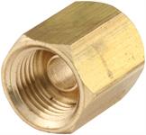 Fittings, Unions, Brass, Female 7/16 in.-24 to Female 1/4 in. Inverted Flare, Set of 4